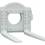 Kẹp ngã ba phụ tùng xe nâng Class 2 với chiều dài 1220 mm