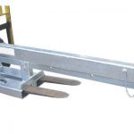Điều chỉnh swing jib cố định tine gắn ngã ba xe tải jib đính kèm